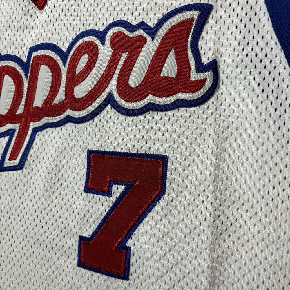 Vintage Champion Los Angeles Clippers Lamar Odom Sewn NBA Jersey Sz 56 Stitched - Picture 6 of 8